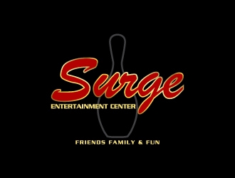 Surge Entertainment Center  logo design by Creativeminds