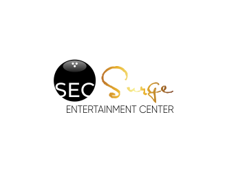 Surge Entertainment Center  logo design by qqdesigns