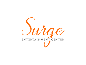 Surge Entertainment Center  logo design by bricton