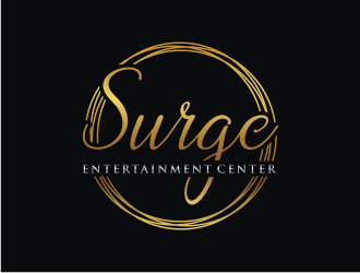 Surge Entertainment Center  logo design by bricton