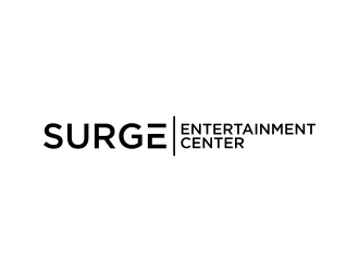 Surge Entertainment Center  logo design by p0peye