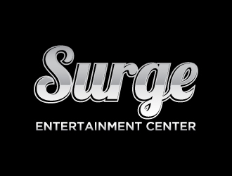Surge Entertainment Center  logo design by dibyo