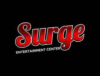 Surge Entertainment Center  logo design by dibyo