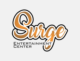 Surge Entertainment Center  logo design by Lut5
