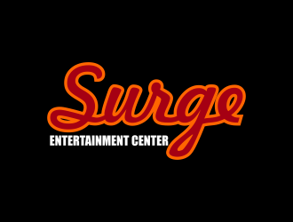 Surge Entertainment Center  logo design by ammad