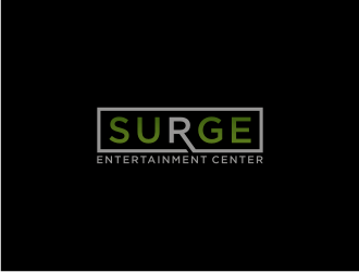 Surge Entertainment Center  logo design by asyqh