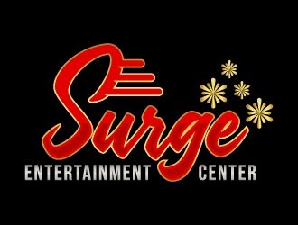 Surge Entertainment Center  logo design by mewlana