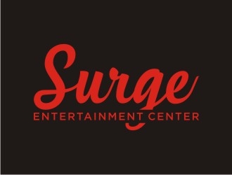 Surge Entertainment Center  logo design by sabyan