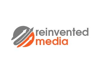 reinvented media logo design by shravya