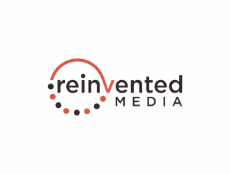 reinvented media logo design by checx