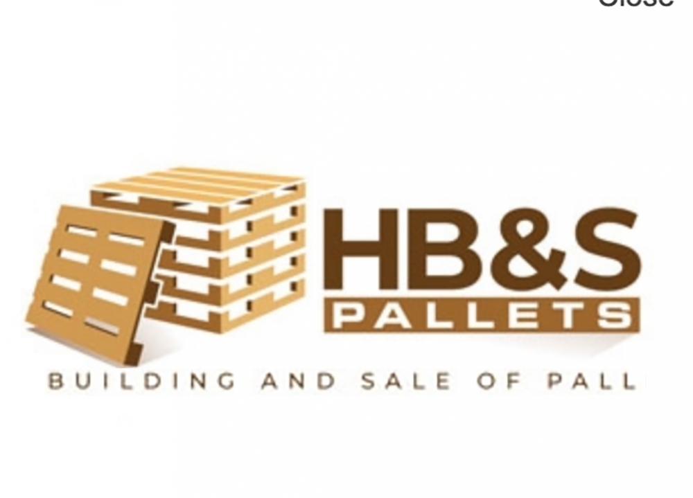 HB&S PALLETS logo design