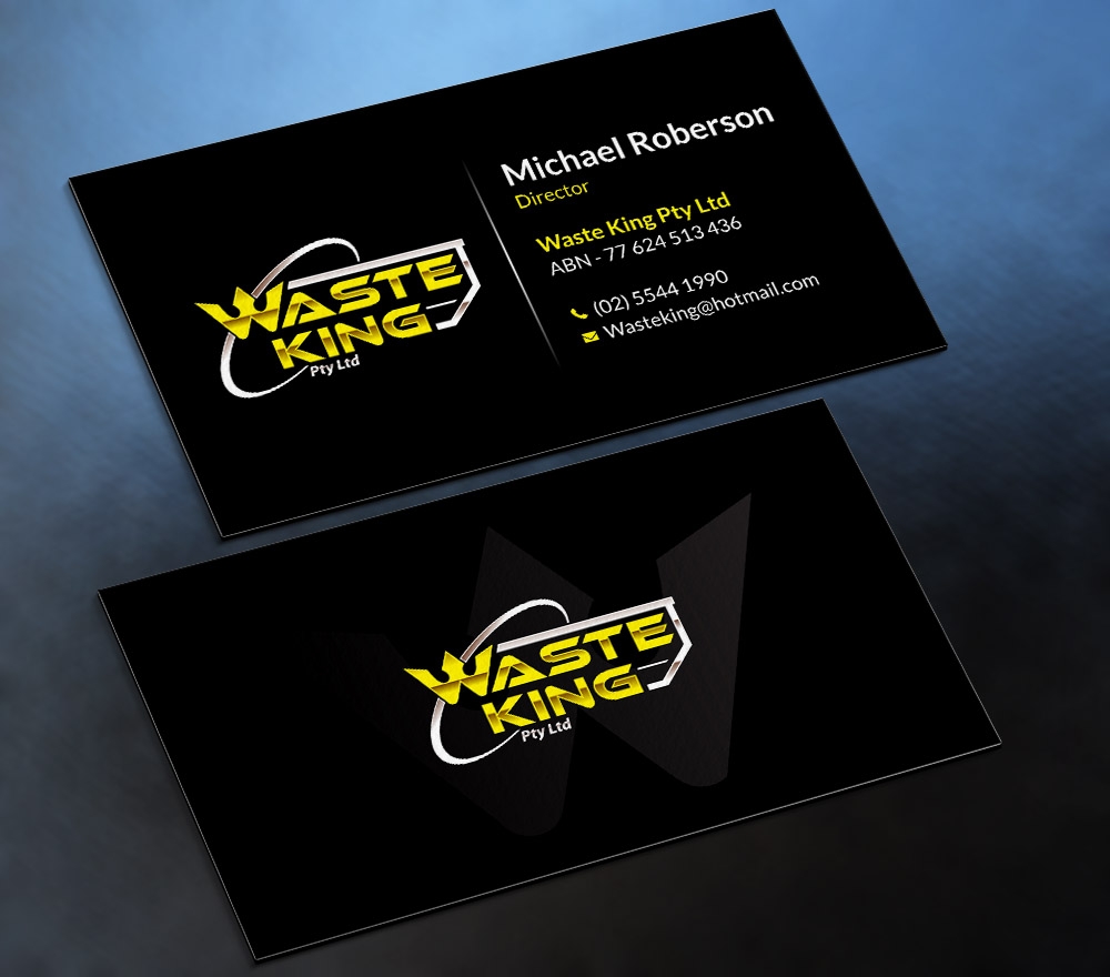 Waste King Pty Ltd logo design by fritsB