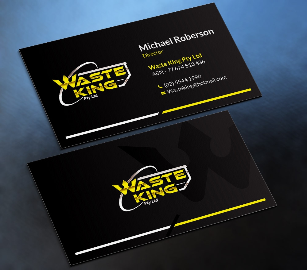 Waste King Pty Ltd logo design by fritsB