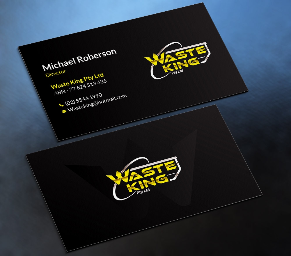 Waste King Pty Ltd logo design by fritsB