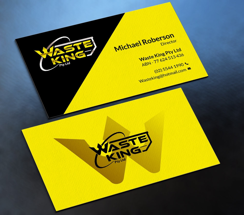 Waste King Pty Ltd logo design by fritsB