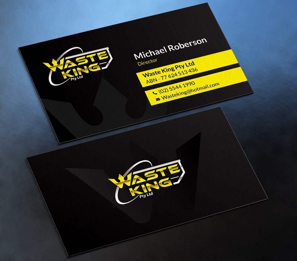 Waste King Pty Ltd logo design by fritsB