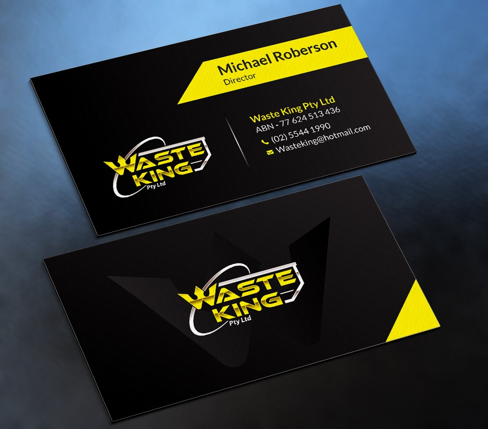 Waste King Pty Ltd logo design by fritsB