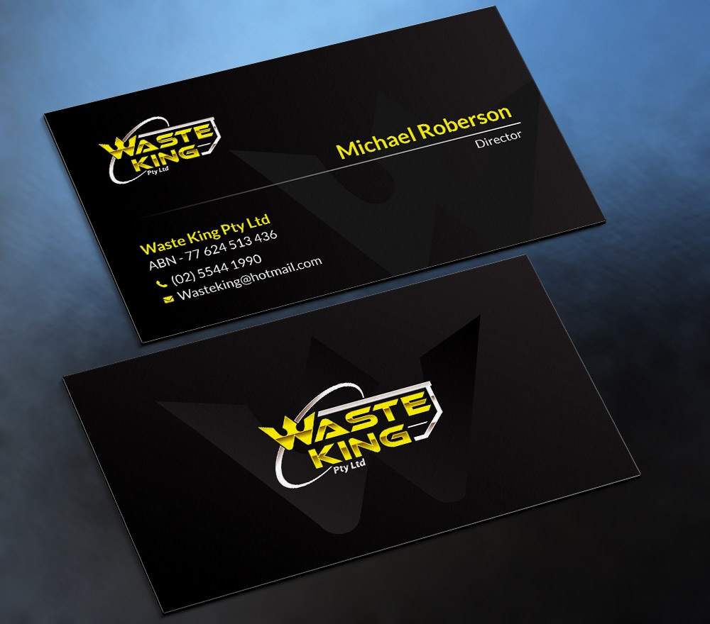 Waste King Pty Ltd logo design by fritsB