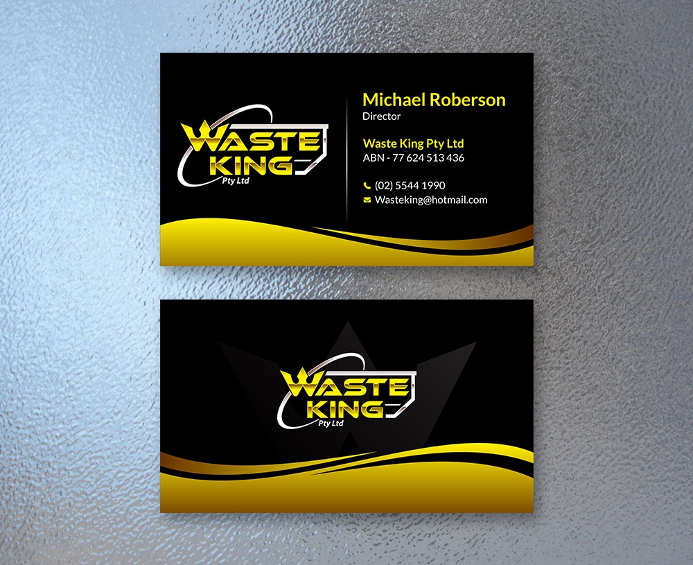 Waste King Pty Ltd logo design by fritsB