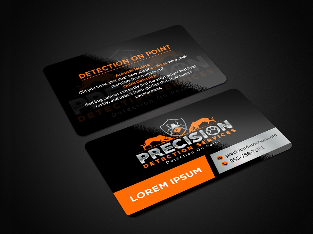 Precision Detection Services logo design by mattlyn