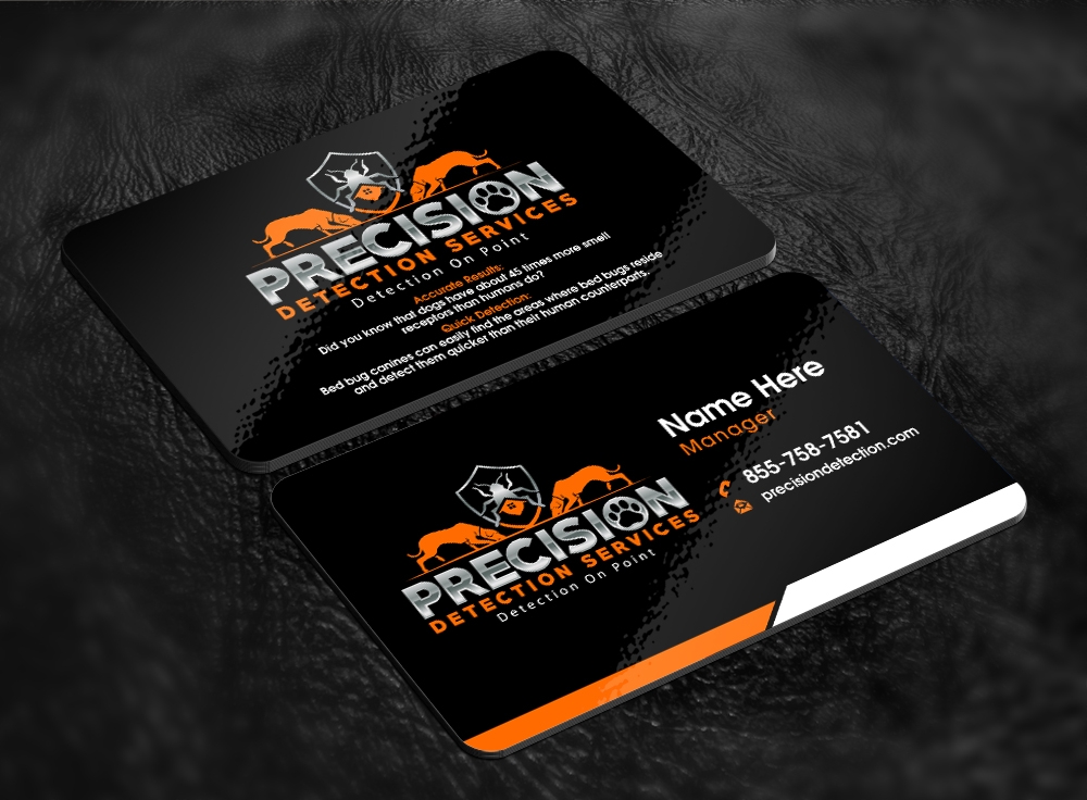 Precision Detection Services logo design by abss