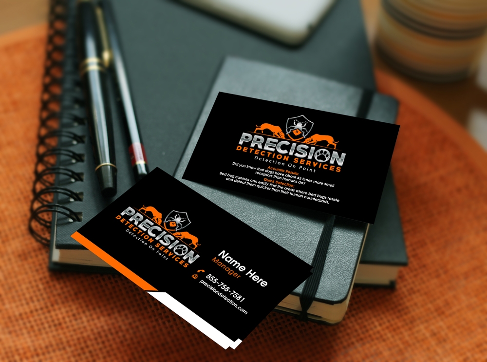 Precision Detection Services logo design by abss