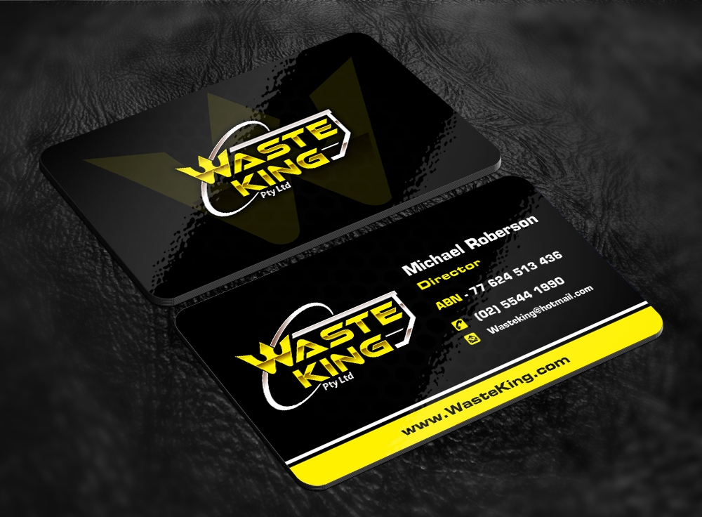 Waste King Pty Ltd logo design by abss