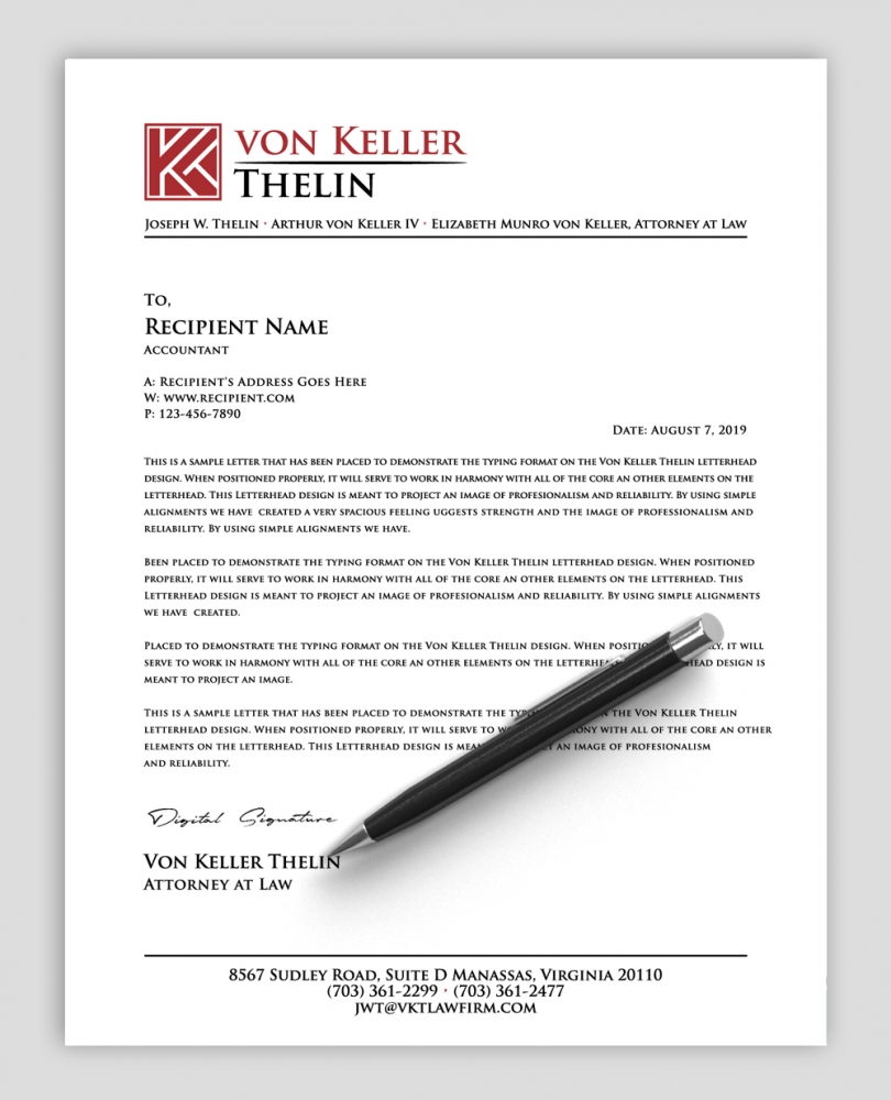 Von Keller Thelin logo design by abss