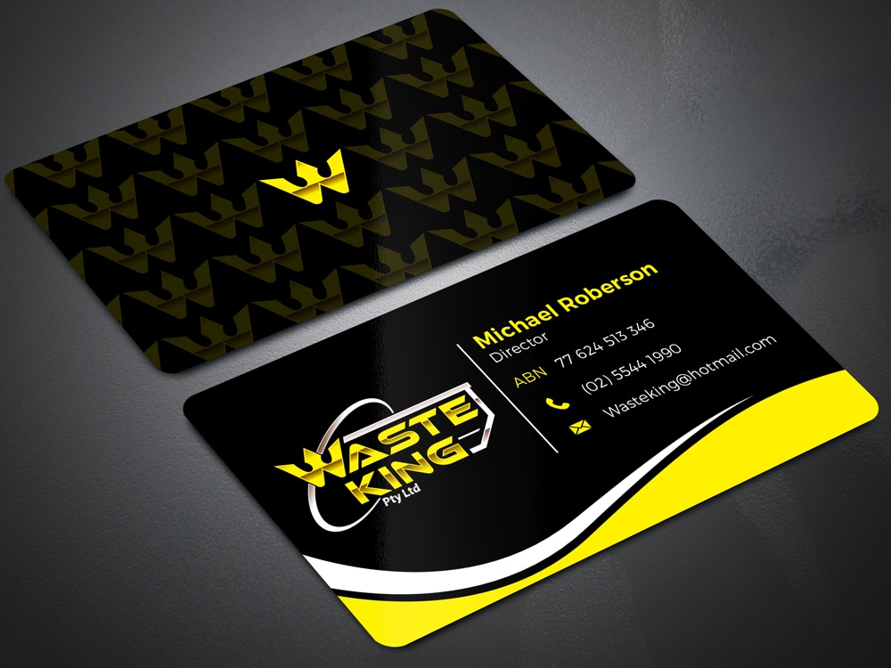 Waste King Pty Ltd logo design by Gelotine