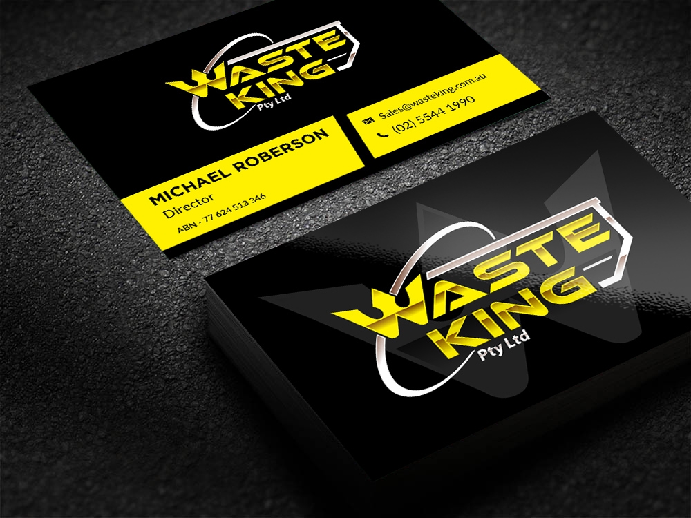 Waste King Pty Ltd logo design by mattlyn