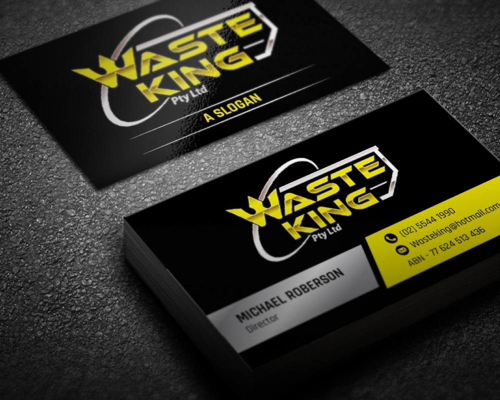 Waste King Pty Ltd logo design by Boomstudioz
