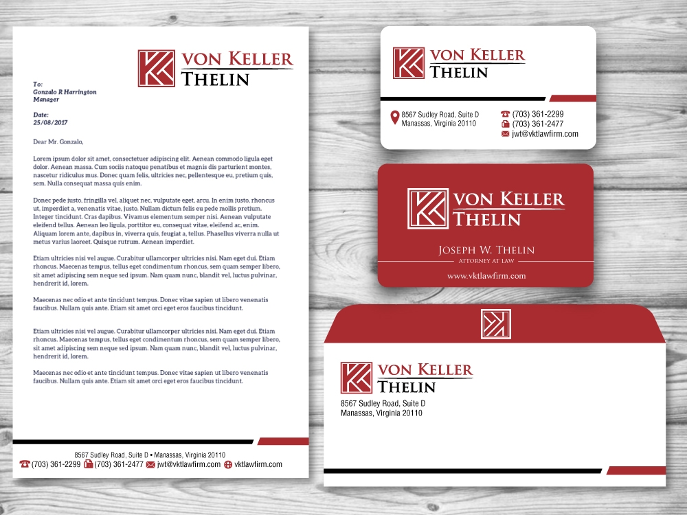 Von Keller Thelin logo design by jaize