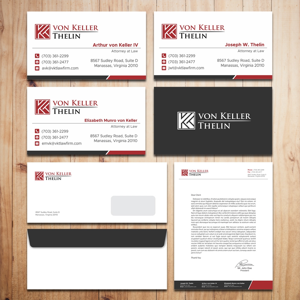 Von Keller Thelin logo design by Kindo