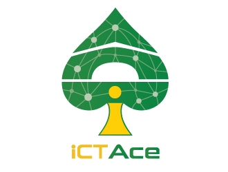 ICT Ace Logo Design