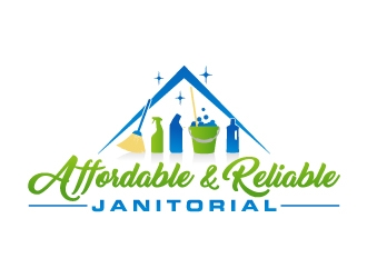 Affordable and Reliable Janitorial  logo design by JJlcool