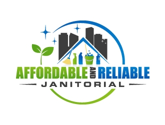 Affordable and Reliable Janitorial  logo design by JJlcool