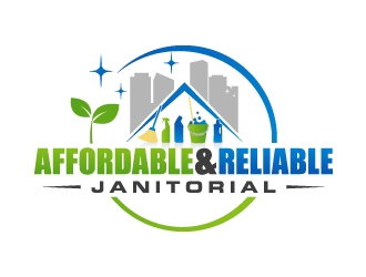 Affordable and Reliable Janitorial  logo design by JJlcool