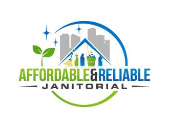 Affordable and Reliable Janitorial  logo design by JJlcool