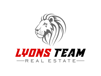 Lyons Team Real Estate logo design by nandoxraf