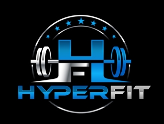 HyperFit logo design by DreamLogoDesign