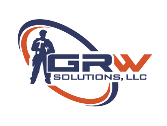 GRW Solutions, LLC logo design by YONK