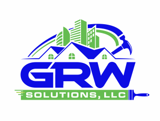 GRW Solutions, LLC logo design by agus