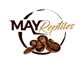 MAY Reptiles logo design by DreamLogoDesign