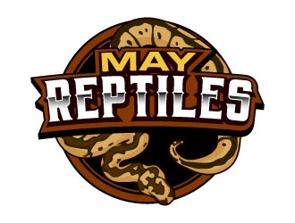 MAY Reptiles logo design by daywalker