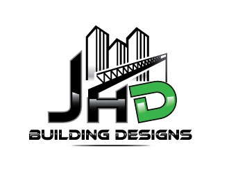JHD Building Designs  logo design by Conception