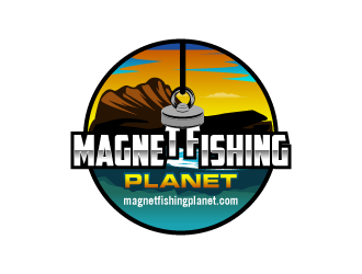MagnetFishingPlanet.com logo design by torresace