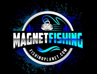 MagnetFishingPlanet.com logo design by REDCROW