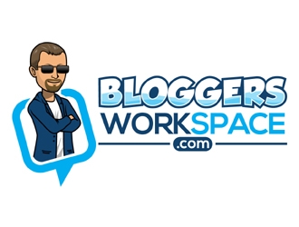 BloggersWorkSpace.com logo design by MAXR