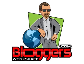 BloggersWorkSpace.com logo design by Suvendu
