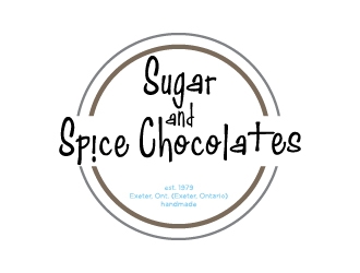 Sugar & Spice Chocolates  logo design by Hansiiip